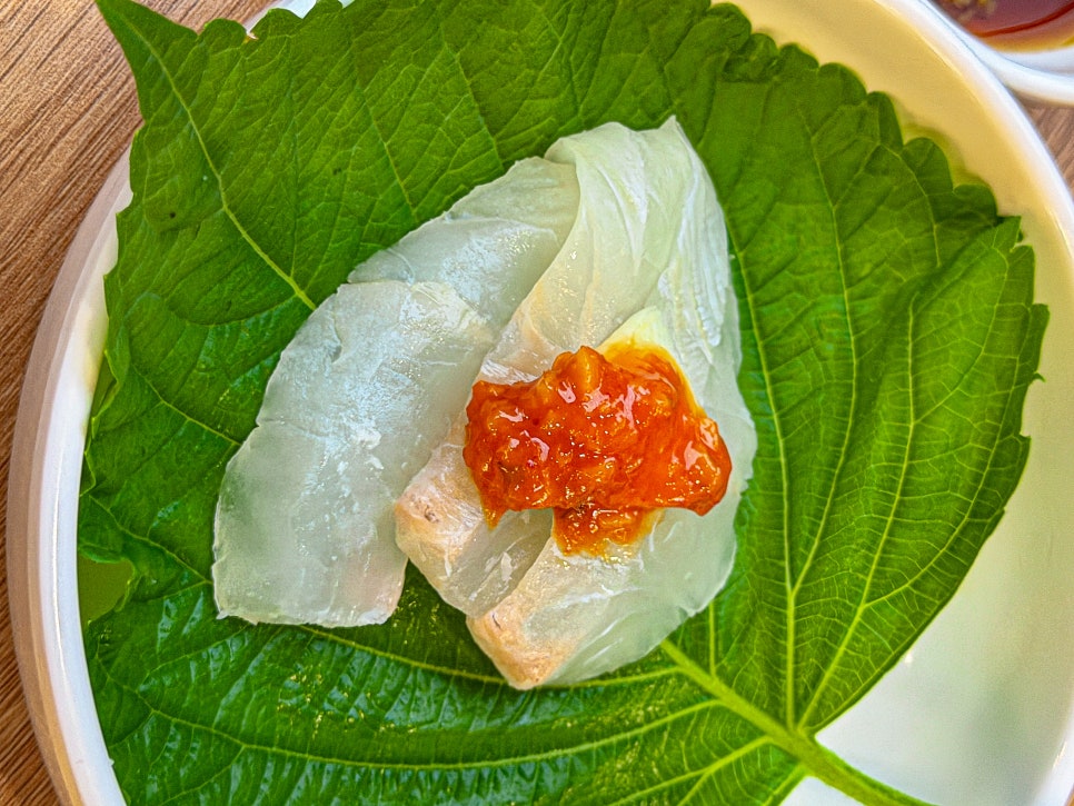 속초오징어어시장 광어
