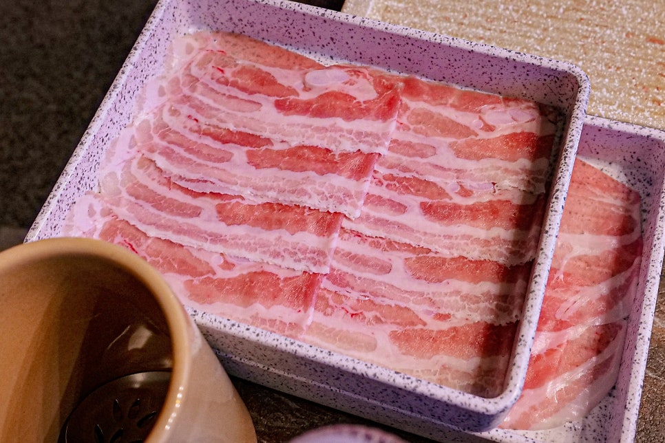 모던샤브하우스 공덕점 메뉴판