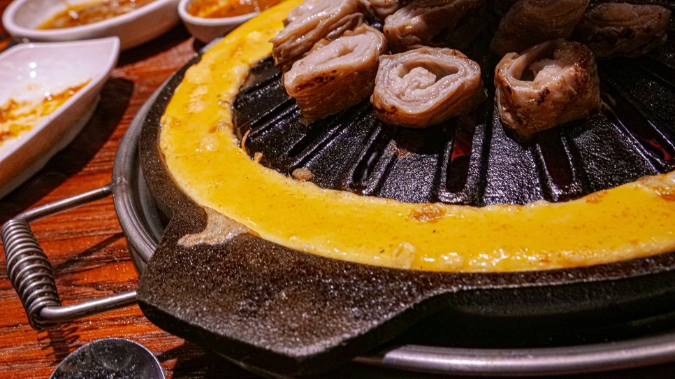 참나무장작구이 껍데기 칼집