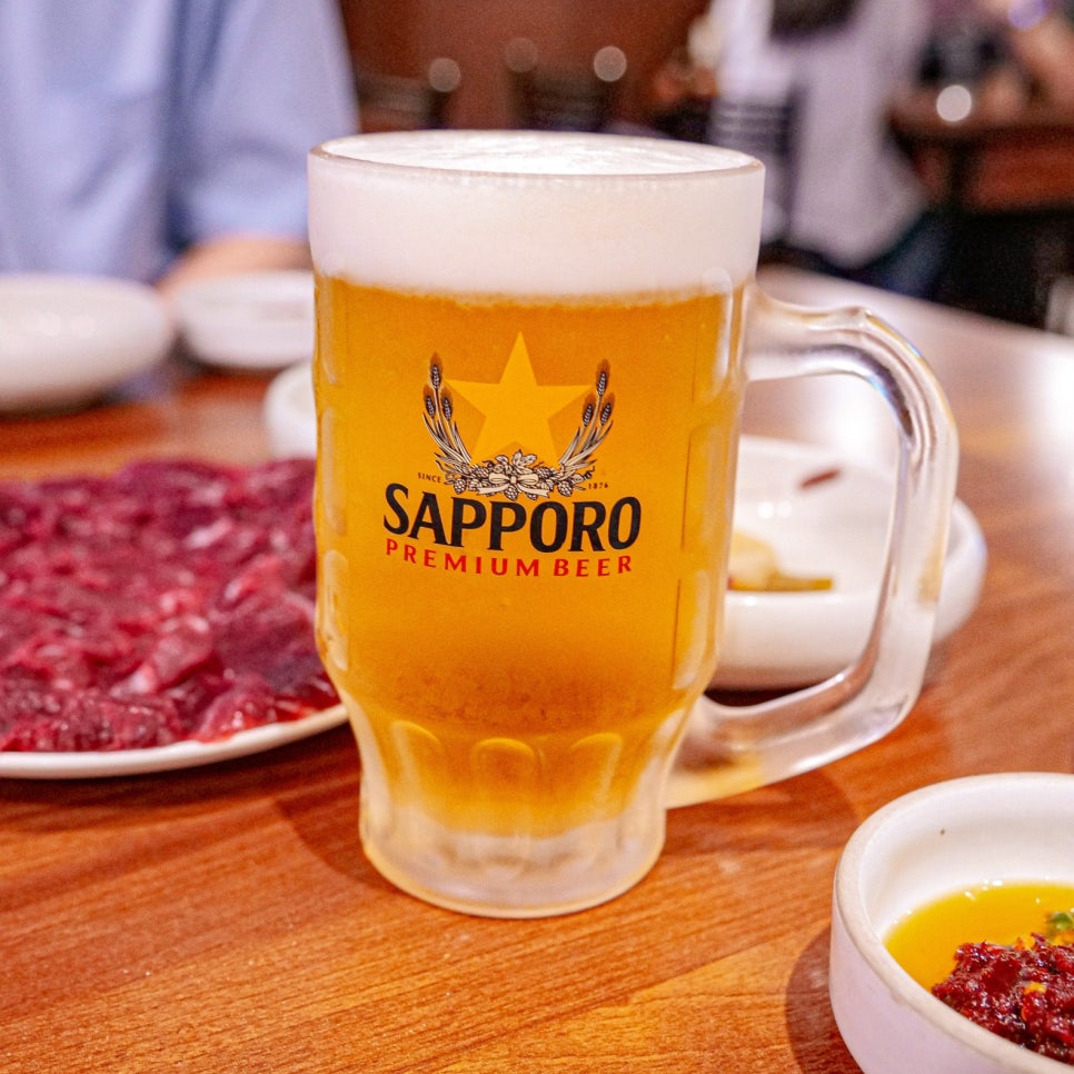 소뭉집 맥주잔