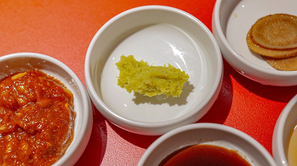 만장 장아찌 접시