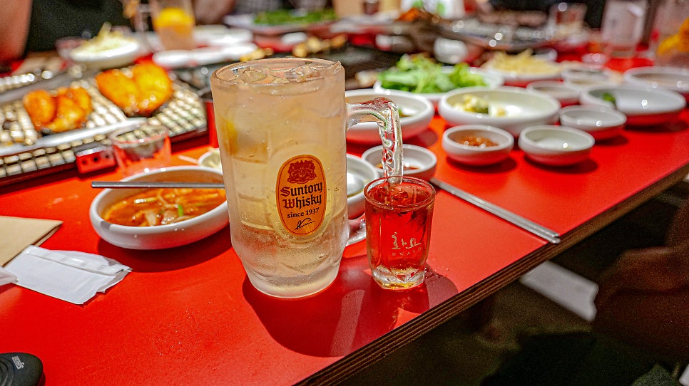만장 하이볼 두 잔