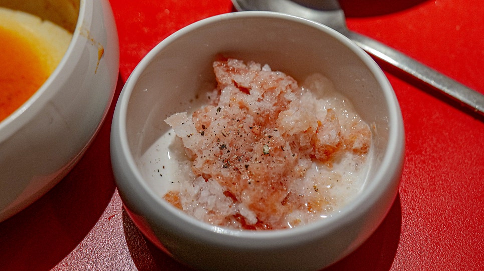 만장 토마토빙수 근접
