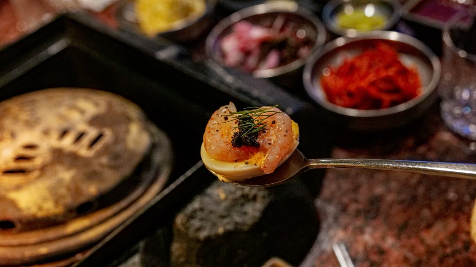 굽돌집 서비스 한 점 손